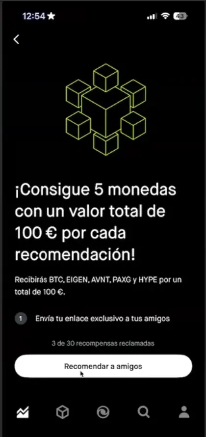 3 000 € con referidos de Robinhood