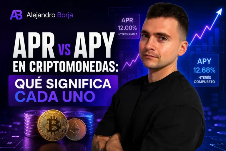 APR vs APY en criptomonedas qué significa cada uno