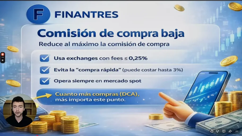 Comisión de compra baja