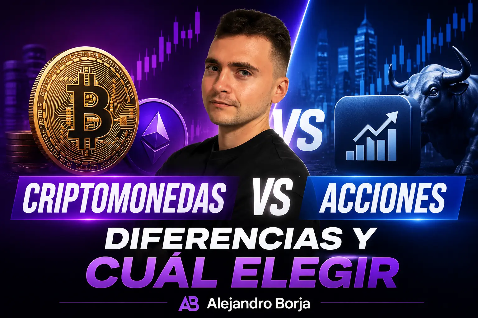 Criptomonedas vs acciones diferencias y cuál elegir