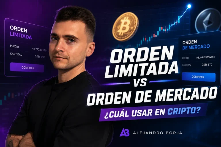 Orden limitada vs orden de mercado cuál usar en cripto