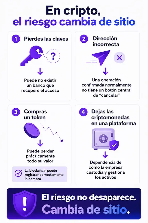 Riesgos de las criptomonedas