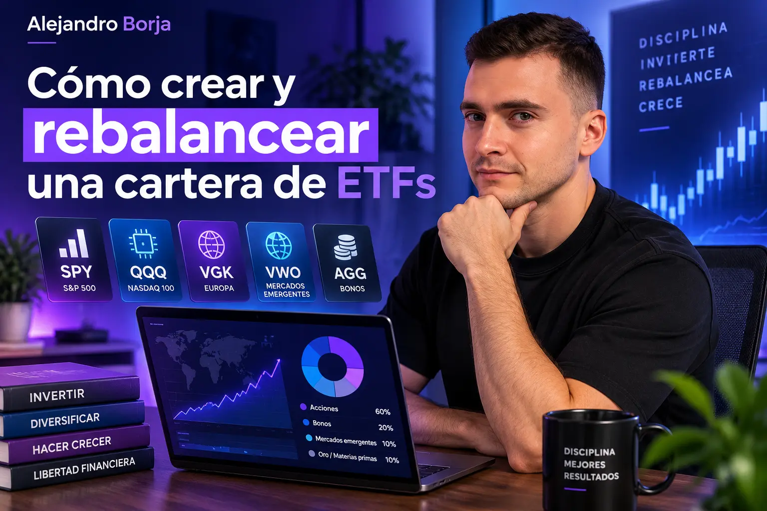 Cómo crear y rebalancear una cartera de ETFs