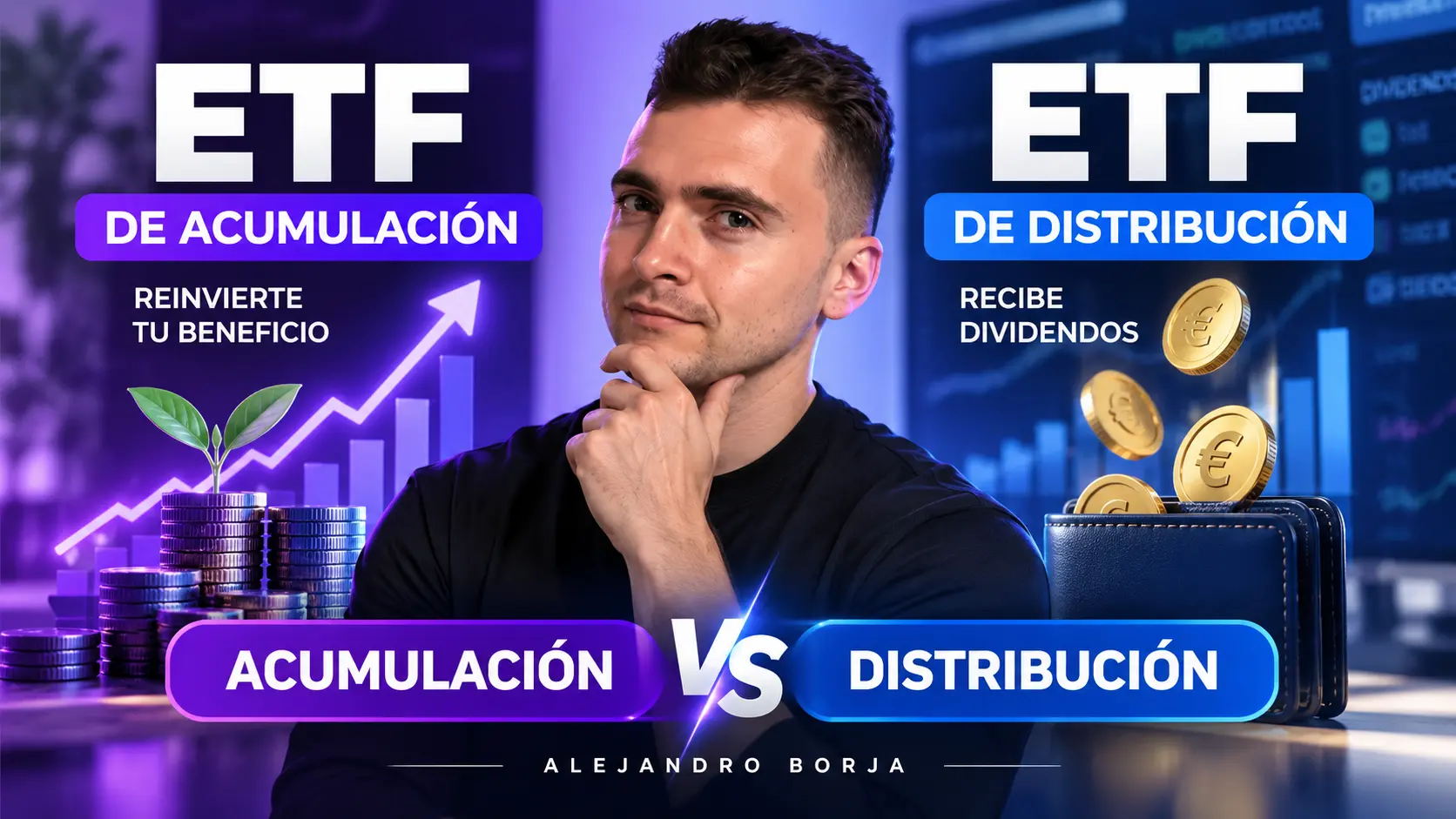 ETF de acumulación vs distribución