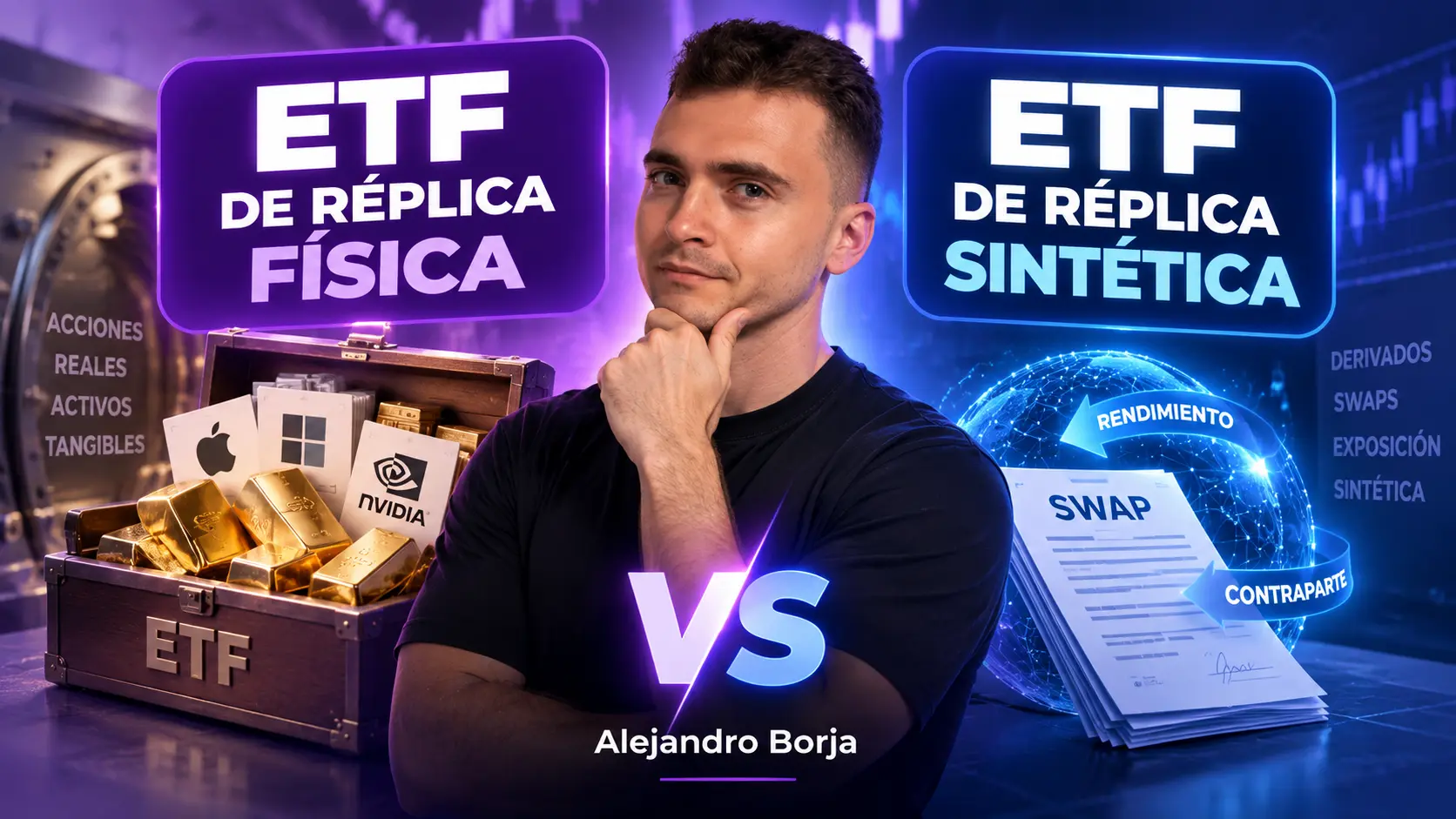 ETF de réplica física vs sintética