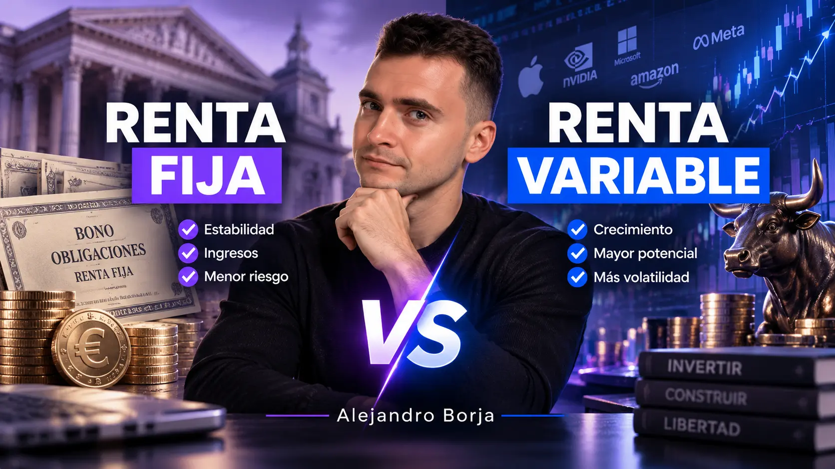 Renta fija vs renta variable