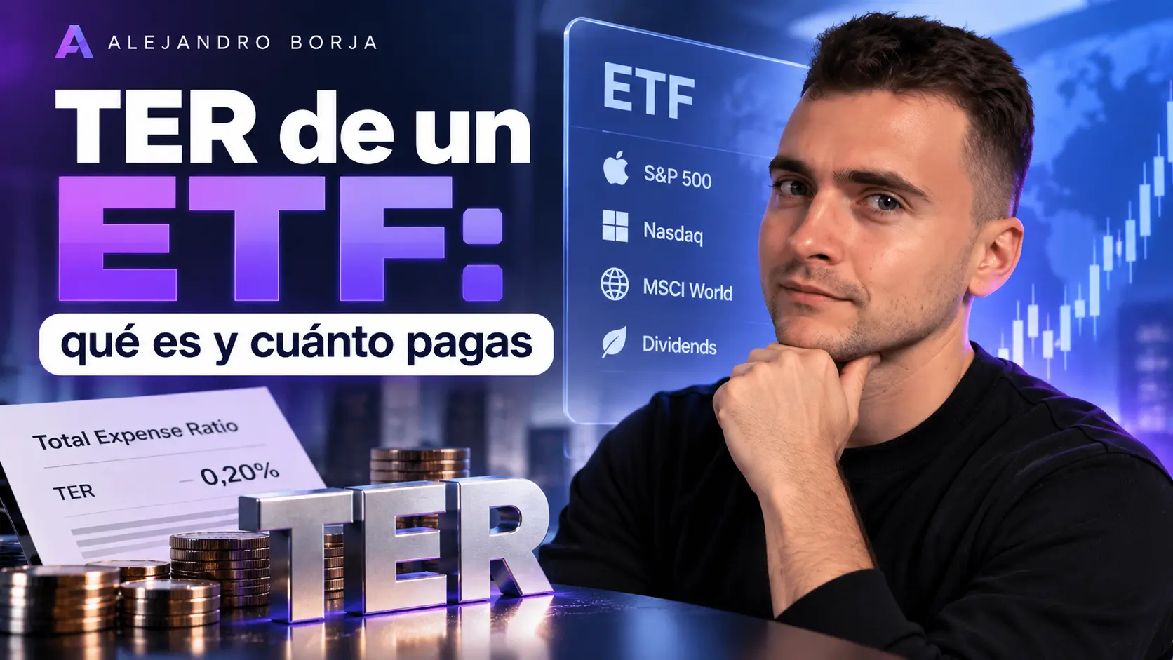TER de un ETF qué es y cuánto pagas