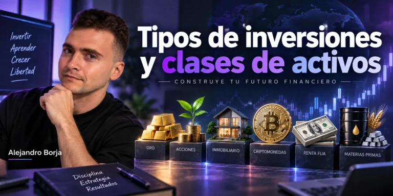 Tipos de inversiones y clases de activos