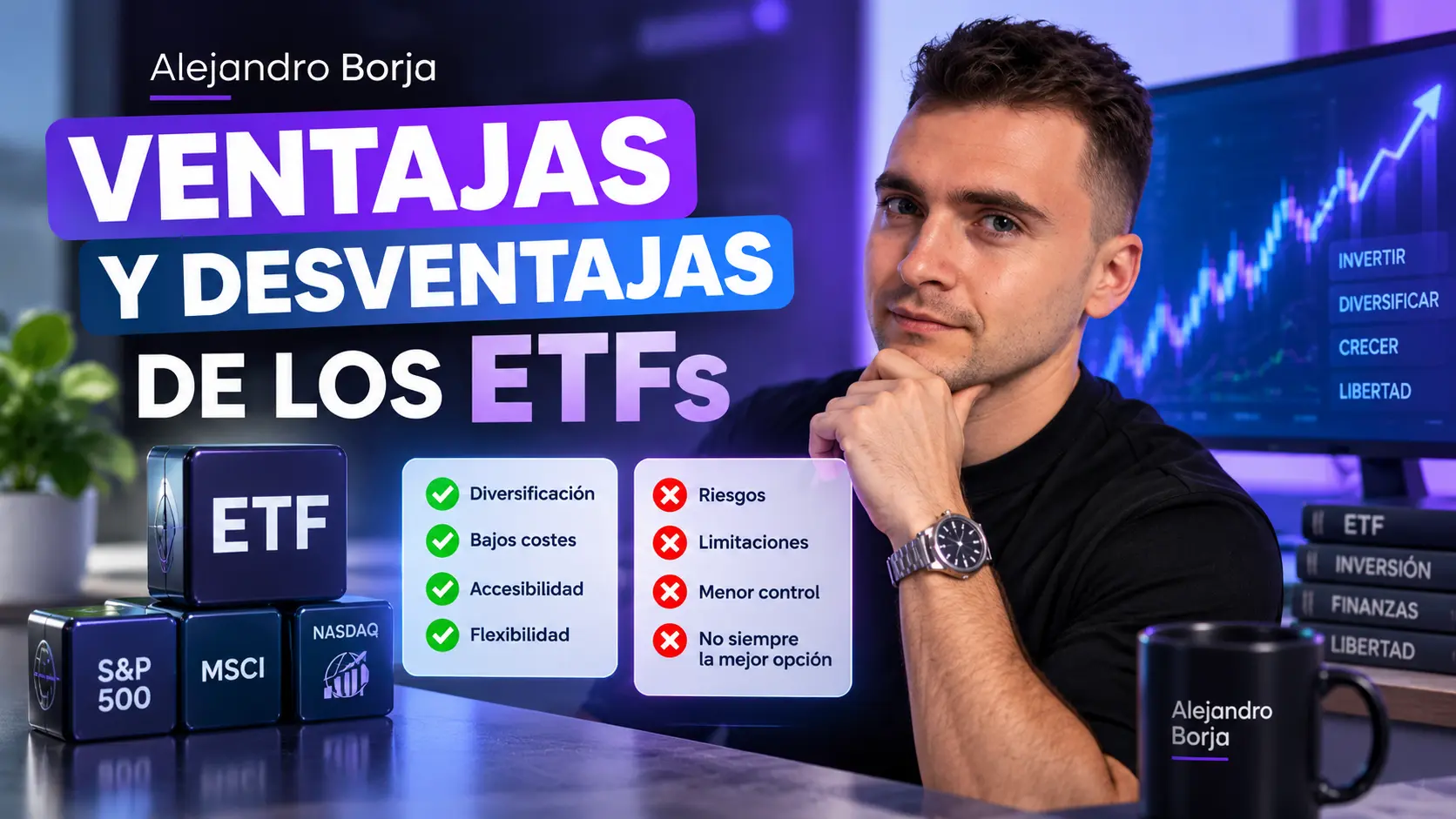 Ventajas y desventajas de los ETFs