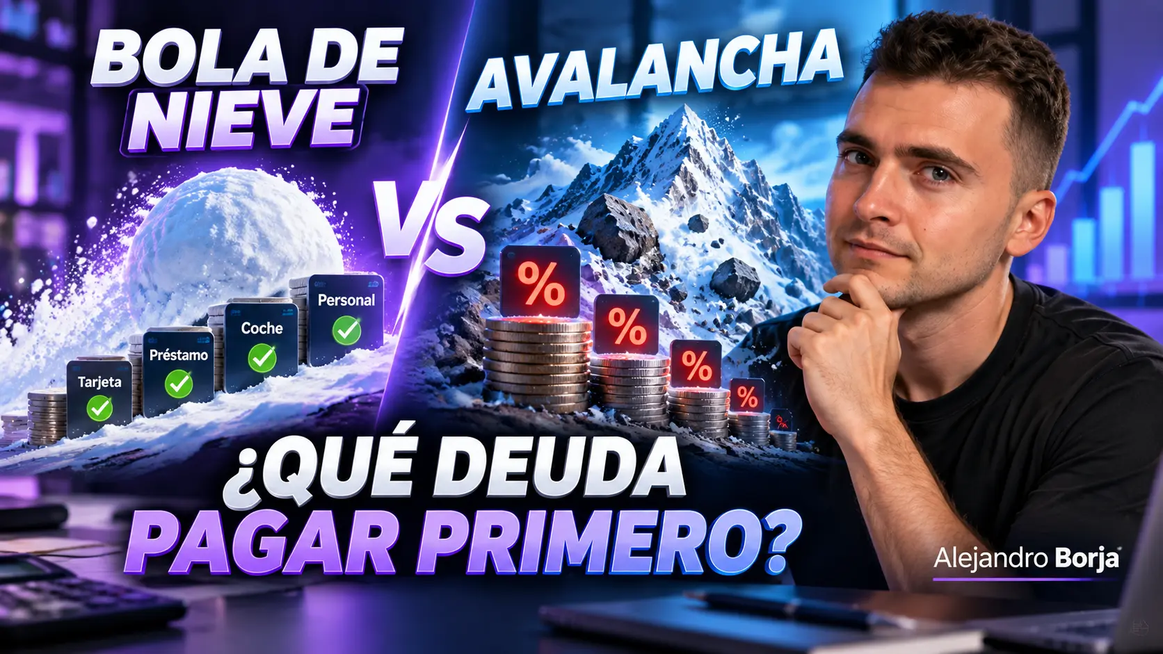 Bola de nieve vs avalancha ¿qué deuda pagar primero
