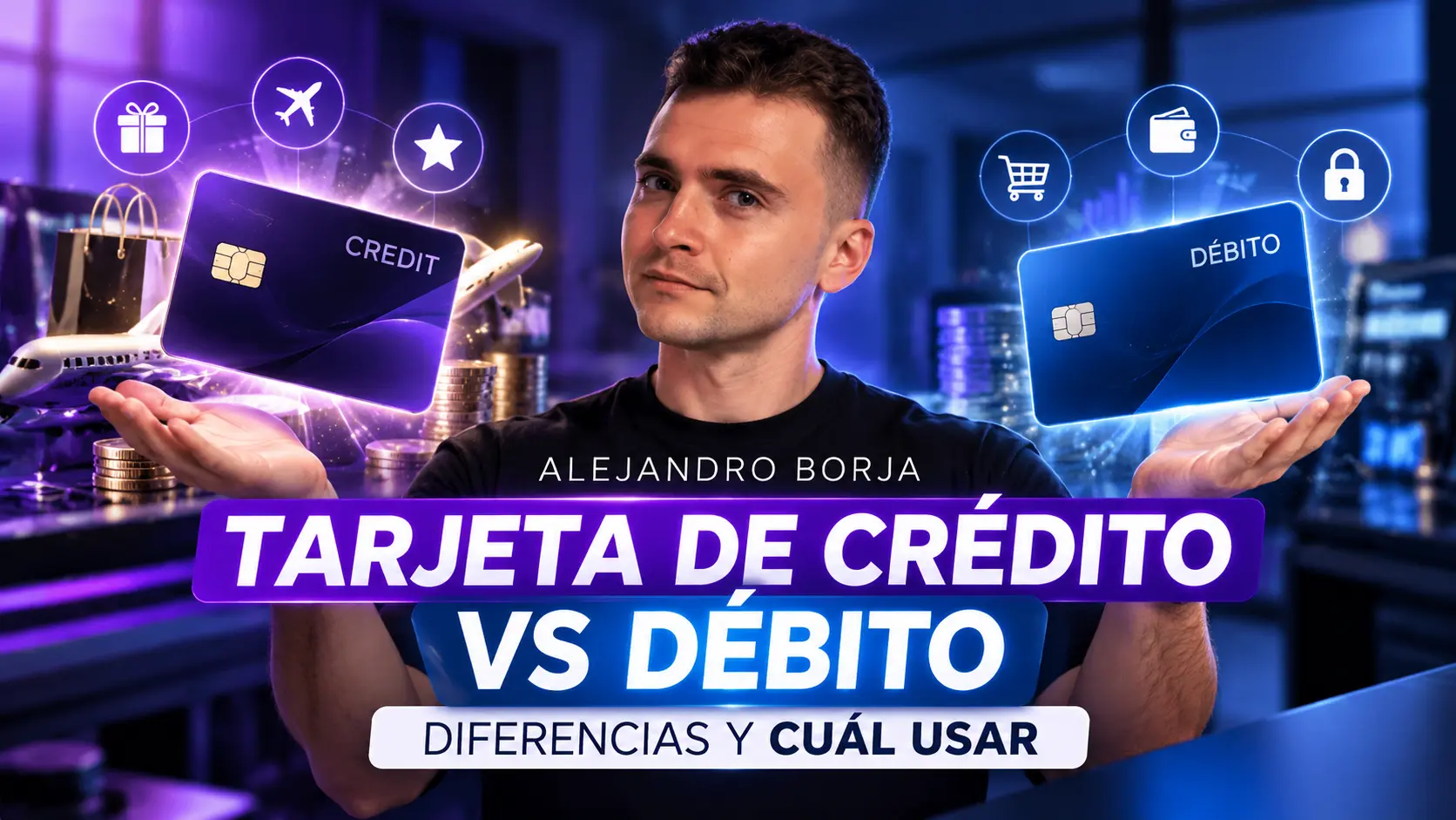 Tarjeta de crédito vs débito diferencias y cuál usar